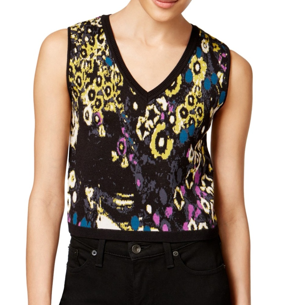 Rachel Roy size 2x cropped knit vest